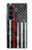 S3687 Drapeau américain de pompier mince ligne rouge Etui Coque Housse pour Samsung Galaxy Z Fold 8 Ultra