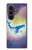 S3802 Rêve Baleine Pastel Fantaisie Etui Coque Housse pour Samsung Galaxy Z Fold 8 Ultra