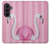 S3805 Flamant Rose Pastel Etui Coque Housse pour Samsung Galaxy Z Fold 8 Ultra