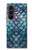 S3809 Écaille de poisson sirène Etui Coque Housse pour Samsung Galaxy Z Fold 8 Ultra