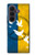 S3857 Colombe de la paix drapeau ukrainien Etui Coque Housse pour Samsung Galaxy Z Fold 8 Ultra
