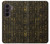 S3869 Hiéroglyphe égyptien antique Etui Coque Housse pour Samsung Galaxy Z Fold 8 Ultra