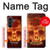S3881 Crâne de feu Etui Coque Housse pour Samsung Galaxy Z Fold 8 Ultra