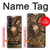 S3927 Boussole Horloge Gage Steampunk Etui Coque Housse pour Samsung Galaxy Z Fold 8 Ultra