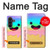S3939 Sourire mignon de crème glacée Etui Coque Housse pour Samsung Galaxy Z Fold 8 Ultra