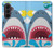 S3947 Caricature d'hélicoptère de requin Etui Coque Housse pour Samsung Galaxy Z Fold 8 Ultra
