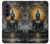 S3968 Bouddha noir Etui Coque Housse pour Samsung Galaxy Z Fold 8 Ultra