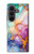 S4001 Lilas abstrait multicolore, émeraude Etui Coque Housse pour Samsung Galaxy Z Fold 8 Ultra