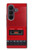 S4073 Cassette rouge vintage Graphique du joueur Etui Coque Housse pour Samsung Galaxy Z Fold 8 Ultra