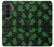 S4087 Motif Fantôme Vert Mignon Etui Coque Housse pour Samsung Galaxy Z Fold 8 Ultra