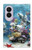 S0227 L'aquarium Etui Coque Housse pour Samsung Galaxy Z Fold 8