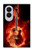 S0415 Graver guitare feu Etui Coque Housse pour Samsung Galaxy Z Fold 8