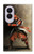 S0796 Japon Rouge Samurai Etui Coque Housse pour Samsung Galaxy Z Fold 8