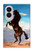 S0934 Sauvage Black Horse Etui Coque Housse pour Samsung Galaxy Z Fold 8