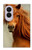 S1595 Beau cheval marron Etui Coque Housse pour Samsung Galaxy Z Fold 8
