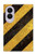 S2231 Noir et Jaune Ligne de risque rayé Etui Coque Housse pour Samsung Galaxy Z Fold 8