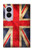 S2303 Drapeau britannique UK Millésime Etui Coque Housse pour Samsung Galaxy Z Fold 8