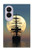 S2897 Pirate Ship Lune Nuit Etui Coque Housse pour Samsung Galaxy Z Fold 8