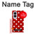 S2951 Rouge Pois Etui Coque Housse pour Samsung Galaxy Z Fold 8