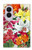 S3205 Fleurs Art Retro Etui Coque Housse pour Samsung Galaxy Z Fold 8
