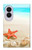 S3212 Coquilles de mer Étoile de mer Plage Etui Coque Housse pour Samsung Galaxy Z Fold 8