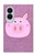 S3269 Porc Dessin animé Etui Coque Housse pour Samsung Galaxy Z Fold 8
