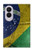 S3297 Brésil Drapeau graphique Football Millésime Etui Coque Housse pour Samsung Galaxy Z Fold 8