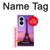 S3447 Paris Eiffel Le coucher du soleil Etui Coque Housse pour Samsung Galaxy Z Fold 8