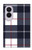 S3452 Plaid en tissu Etui Coque Housse pour Samsung Galaxy Z Fold 8