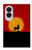 S3513 Coucher de soleil de Deer Etui Coque Housse pour Samsung Galaxy Z Fold 8