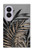 S3692 Feuilles de palmier gris noir Etui Coque Housse pour Samsung Galaxy Z Fold 8