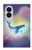 S3802 Rêve Baleine Pastel Fantaisie Etui Coque Housse pour Samsung Galaxy Z Fold 8