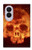 S3881 Crâne de feu Etui Coque Housse pour Samsung Galaxy Z Fold 8