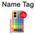 S3942 Tartan à carreaux arc-en-ciel LGBTQ Etui Coque Housse pour Samsung Galaxy Z Fold 8