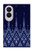 S3950 Motif textile thaïlandais bleu Etui Coque Housse pour Samsung Galaxy Z Fold 8
