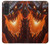 S0414 Dragon de feu Etui Coque Housse pour Samsung Galaxy A27