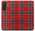 S2374 Motif Tartan Rouge Etui Coque Housse pour Samsung Galaxy A27