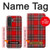 S2374 Motif Tartan Rouge Etui Coque Housse pour Samsung Galaxy A27
