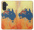S2494 Australie Drapeau Carte texture de la roche Etui Coque Housse pour Samsung Galaxy A27