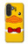 S2760 Canard Tuxedo jaune Dessin animé Etui Coque Housse pour Samsung Galaxy A27
