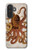 S2801 millésimé Poulpe Etui Coque Housse pour Samsung Galaxy A27