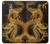 S2804 Dragon d'or imprimé chinois Etui Coque Housse pour Samsung Galaxy A27