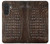 S2850 Imprimé alligator marron Peau graphique Etui Coque Housse pour Samsung Galaxy A27