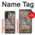 S2892 Symbole Triskele Texture de pierre Etui Coque Housse pour Samsung Galaxy A27