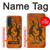 S2901 Lezard Art autochtone Etui Coque Housse pour Samsung Galaxy A27