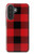 S2931 Rouge Buffle motif de vérification Etui Coque Housse pour Samsung Galaxy A27