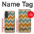S3033 Bois Chevron Imprimé millésimé Graphic Etui Coque Housse pour Samsung Galaxy A27