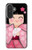 S3042 Japon fille Hina Sakura Kimono Poupée Etui Coque Housse pour Samsung Galaxy A27