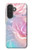 S3050 Pastel Fleurs millésimé Etui Coque Housse pour Samsung Galaxy A27