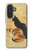 S3229 Affiche de chat millésimé Etui Coque Housse pour Samsung Galaxy A27
